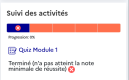 Activités non validées dans le suivi d'activités